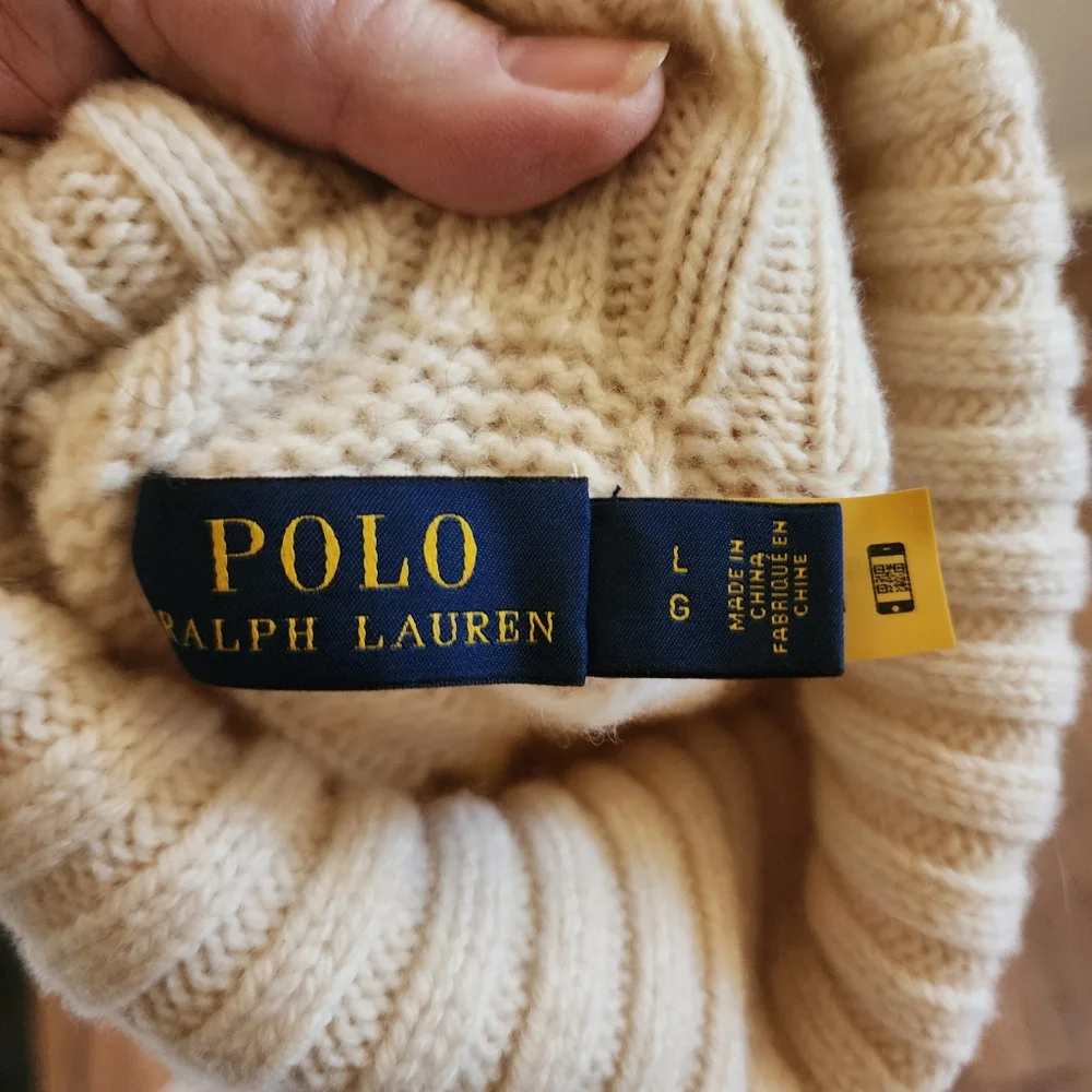 Polo by Ralph Lauren Multicolor Striped Turtleneck Sweater - Picture 3 of 4